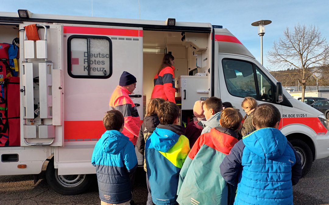 DRK Ortsverein Bönnigheim zu Gast an der Grundschule Freudental
