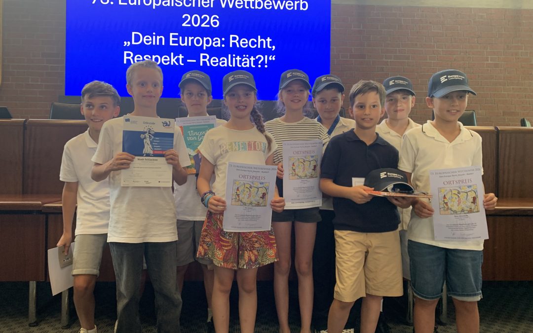 Tierisch stark! Unsere Vierer erfolgreich bei Europäischem Wettbewerb